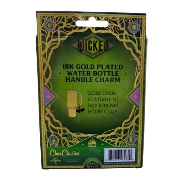 Wicked Glinda Handle Charm by CharCharms for Stanley Wicked For Good Gold Purple - Picture 4 of 4